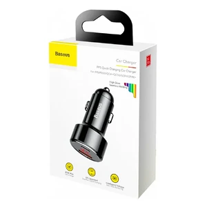 Автомобильное зарядное устройство Baseus Magic Series USB-C PD Black - Фото 4