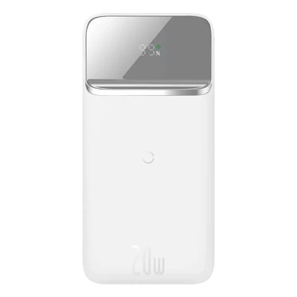 Повербанк с беспроводной зарядкой Baseus Magnetic Wireless MagSafe White 10000mAh 20W для iPhone 15 | 14 | 13 | 12