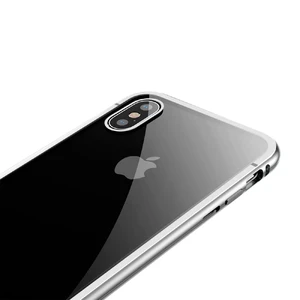 Магнітний чохол Baseus Magnetite Hardware Case Silver для iPhone X | XS - Фото 3