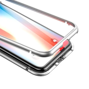 Магнітний чохол Baseus Magnetite Hardware Case Silver для iPhone X | XS - Фото 5