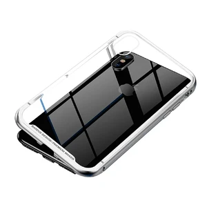 Магнітний чохол Baseus Magnetite Hardware Case Silver для iPhone X | XS  - Фото 1