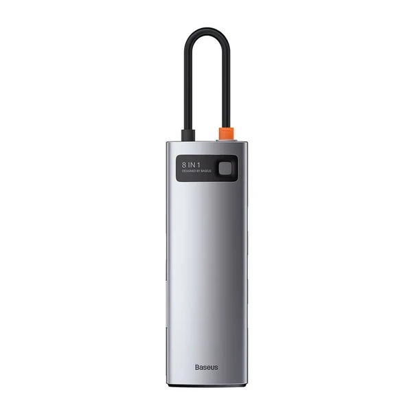 Хаб Baseus Metal Gleam Multifunctional 8 in 1 Type-C PD Grey у Житомирі