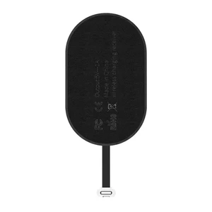 Приймач для бездротової зарядки Baseus Microfiber Wireless Charging Receiver Black для iPhone 7 | 7 Plus | 6s | 6s Plus | 6 | 6 Plus | SE | 5 | 5S WXTE-A01 - Фото 1