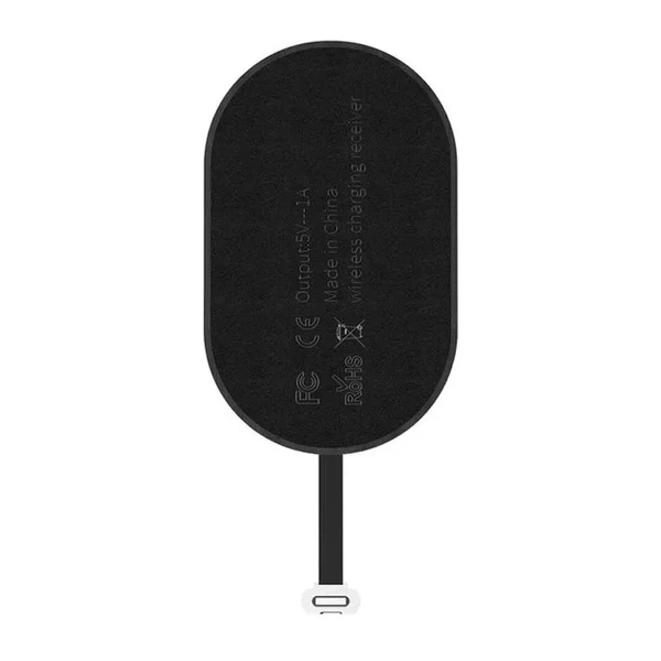 Приймач для бездротової зарядки Baseus Microfiber Wireless Charging Receiver Black для iPhone 7 | 7 Plus | 6s | 6s Plus | 6 | 6 Plus | SE | 5 | 5S