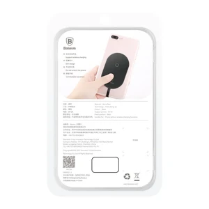 Приймач для бездротової зарядки Baseus Microfiber Wireless Charging Receiver Black для iPhone 7 | 7 Plus | 6s | 6s Plus | 6 | 6 Plus | SE | 5 | 5S - Фото 6
