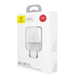 Зарядное устройство Baseus Mini Dual-U 2.1A - Фото 7
