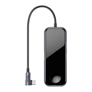 Хаб з зарядкою Apple Watch Baseus Mirror Series Multifunctional USB-C Hub  - Фото 1