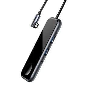Хаб з зарядкою Apple Watch Baseus Mirror Series Multifunctional USB-C Hub - Фото 3