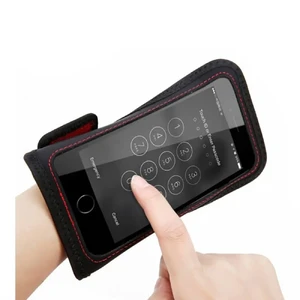 Спортивный чехол Baseus Move Armband Black | Red для iPhone | смартфонов до 5.8" - Фото 3