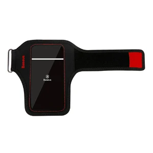 Спортивний чохол Baseus Move Armband Black | Red для iPhone | смартфонів до 5.8"