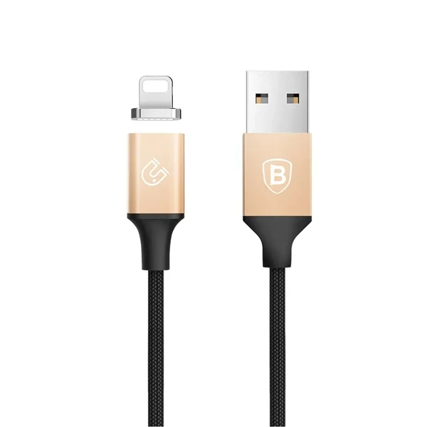 Магнітний кабель Baseus New Insnap Series Gold Lightning to USB 1.2m