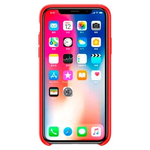 Чехол Baseus Original Silicone Case LSR Red для iPhone X | XS - Фото 3