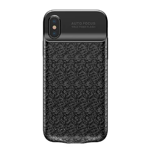 Чехол-аккумулятор Baseus Plaid Backpack 3500mAh Black для iPhone X | XS