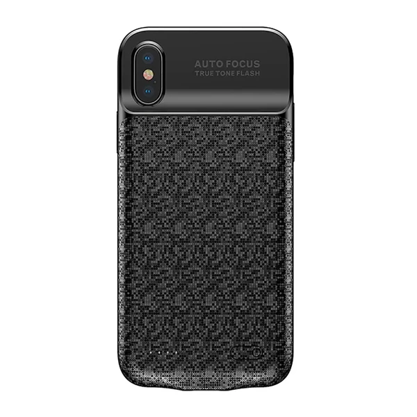 Чохол-акумулятор Baseus Plaid Backpack 3500mAh Black для iPhone X | XS