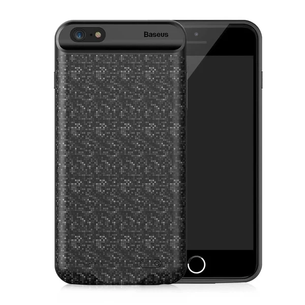 Чохол-акумулятор Baseus Plaid Backpack 7300mAh Black для iPhone 6 Plus | 6s Plus