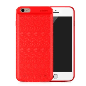 Чехол-аккумулятор Baseus Plaid Backpack 5000mAh Red для iPhone 6 | 6s - Фото 2