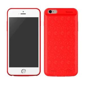 Чехол-аккумулятор Baseus Plaid Backpack 5000mAh Red для iPhone 6 | 6s - Фото 3