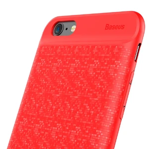Чехол-аккумулятор Baseus Plaid Backpack 5000mAh Red для iPhone 6 | 6s - Фото 4