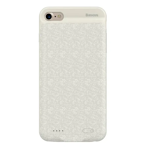 Чохол-акумулятор Baseus Plaid Backpack 2500mAh Beige для iPhone SE 3 | SE 2 | 8 | 7