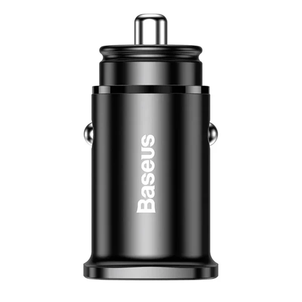 Автозарядка Baseus PPS USB Type-C PD + USB 3.0 Black 30W