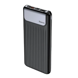 Повербанк с дисплеем Baseus Thin Digital Power Bank 10000mAh Black - Фото 2