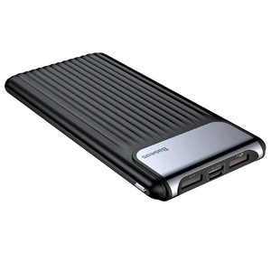Повербанк с дисплеем Baseus Thin Digital Power Bank 10000mAh Black - Фото 3
