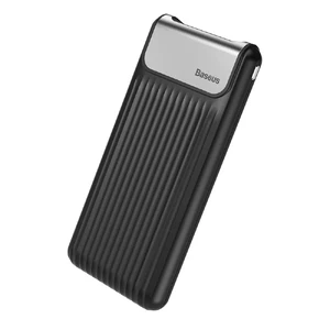 Повербанк с дисплеем Baseus Thin Digital Power Bank 10000mAh Black - Фото 7