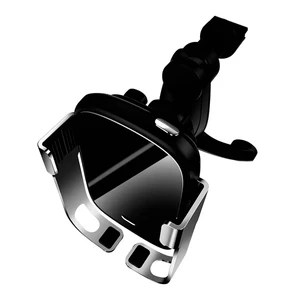 Автотримач з бездротовою зарядкою Baseus Rock-Solid Car Holder Silver - Фото 2
