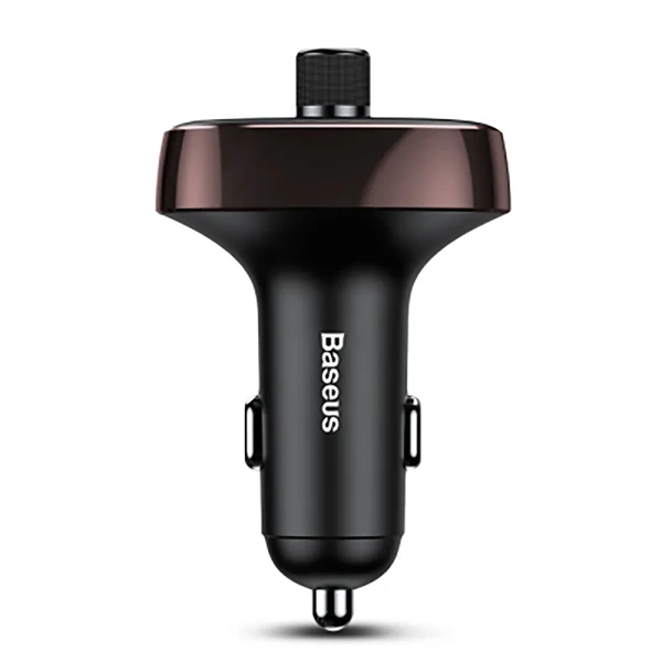 Автомобільний FM трансмітер Baseus S-09 T-Typed Bluetooth MP3 Coffee