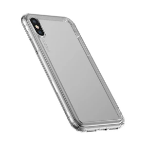 Противоударный чехол Baseus Safety Airbags Transparent Black для iPhone XS Max - Фото 3