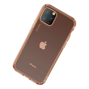 Противоударный чехол Baseus Safety Airbags Transparent Gold для iPhone 11 Pro Max