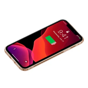 Противоударный чехол Baseus Safety Airbags Transparent Gold для iPhone 11 Pro Max - Фото 3