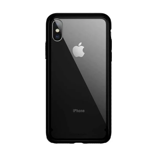 Скляний чохол Baseus See-Through Black для iPhone X | XS