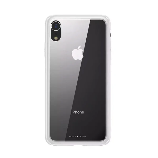 Скляний чохол Baseus See-Through White для iPhone XR