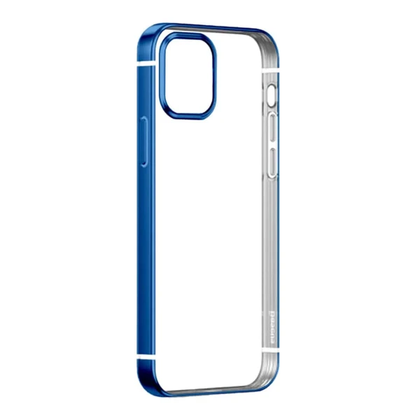 Силіконовий чохол Baseus Shining Case (Anti-fall) Blue для iPhone 12 | 12 Pro у Рівному