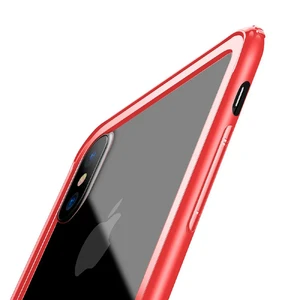 Силіконовий бампер Baseus Border Case Red для iPhone X | XS - Фото 2