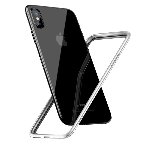 Силіконовий бампер Baseus Border Case White для iPhone X | XS