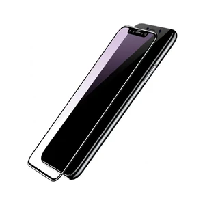 Защитное стекло Baseus Silk-Screen 3D Arc Anti-Blue Light Tempered Glass Black для iPhone 11 Pro | X | XS - Фото 2