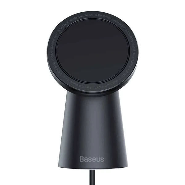 Бездротовий зарядний пристрій Baseus Simple Stand Wireless Charger MagSafe 15W Black у Житомирі