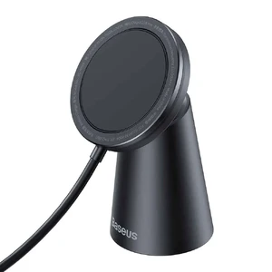 Беспроводное зарядное устройство Baseus Simple Stand Wireless Charger MagSafe 15W Black - Фото 3