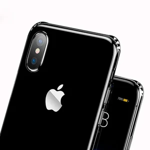 Защитный чехол Baseus Simple Series With Pluggy Transparent для iPhone X | XS - Фото 2