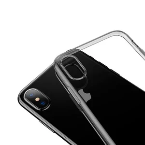Чехол Baseus Simplicity Series Transparent Black для iPhone X | XS - Фото 2
