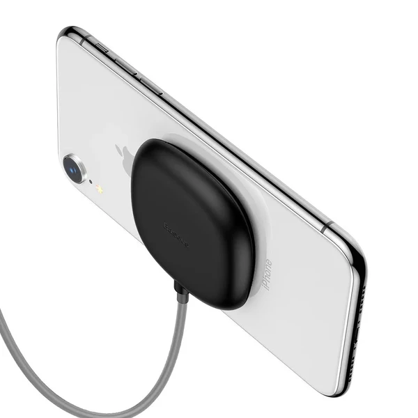 Бездротова зарядка з присосками Baseus Suction Cup Black 10W