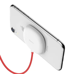 Беспроводная зарядка с присосками Baseus Suction Cup White 10W - Фото 6