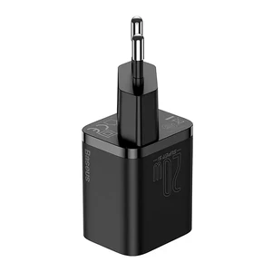 Сетевое зарядное устройство Baseus Super Si Quick Charger 20W USB Type-C 1m Black - Фото 2
