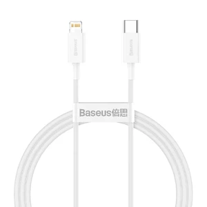 Зарядный кабель Baseus Superior Series Fast Charging PD 20W USB-C to Lightning White 1m CATLYS-A02 - Фото 1