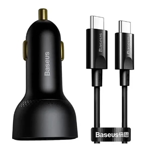 Автомобільний зарядний пристрій Baseus Superme Digital Display PPS Dual QC Black - Фото 2