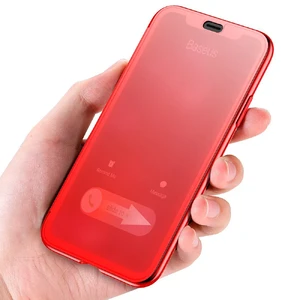 Чехол-книжка Baseus Touchable Case Red для iPhone X | XS - Фото 3