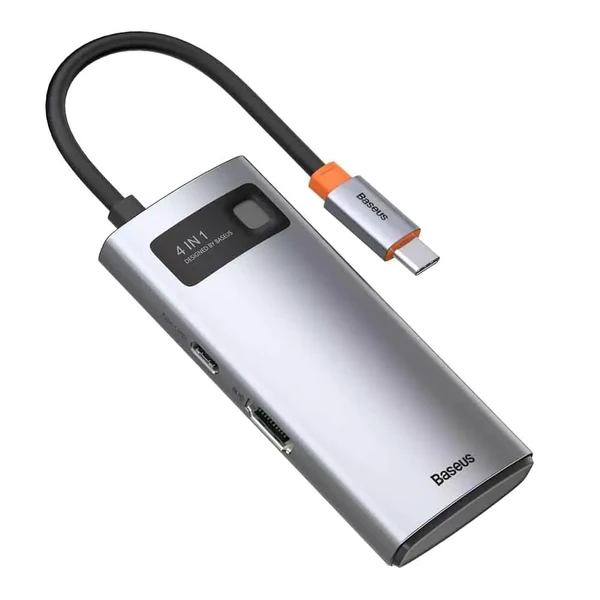 Хаб (адаптер) Baseus USB-C Metal Gleam Series 4-in-1 для MacBook | iMac | iPad в Чернівцях
