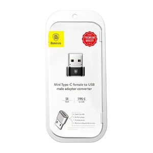 Перехідник Baseus Mini USB to USB Type-C Black - Фото 7